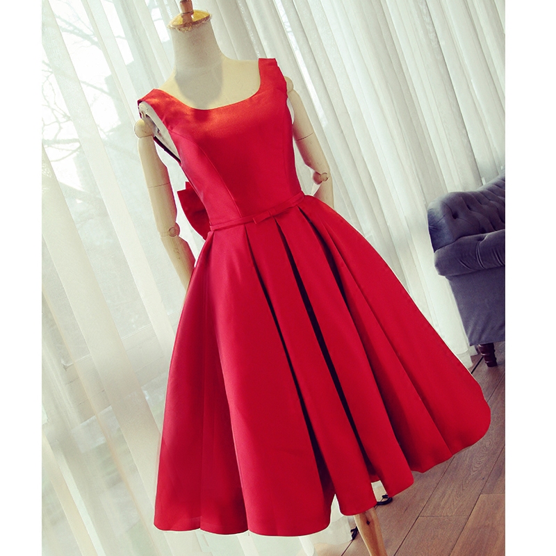 Prom Dress with Big Bow On Back
