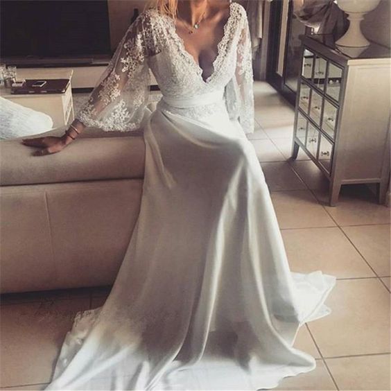 Bell Sleeve Bridesmaid Dresses